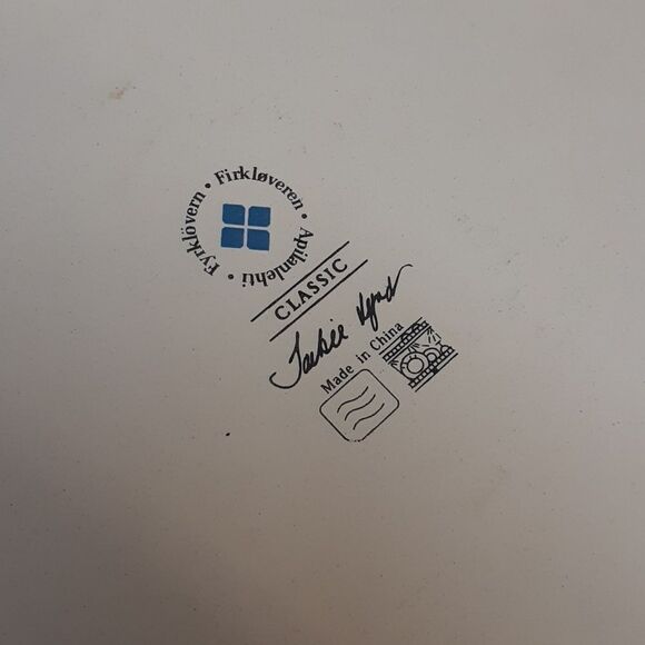 Fyrklovern Pie Plate Firkloveren Apilanlehti Classic Quiche Tart Pan Blue White - Picture 4 of 5